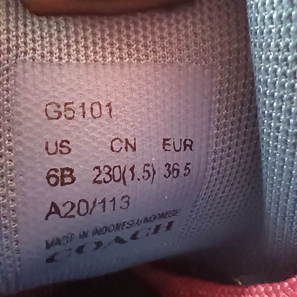 Coach G5101 Love Graphic Low Top Sneakers White Pink Blue Womens 6B - Picture 8 of 8